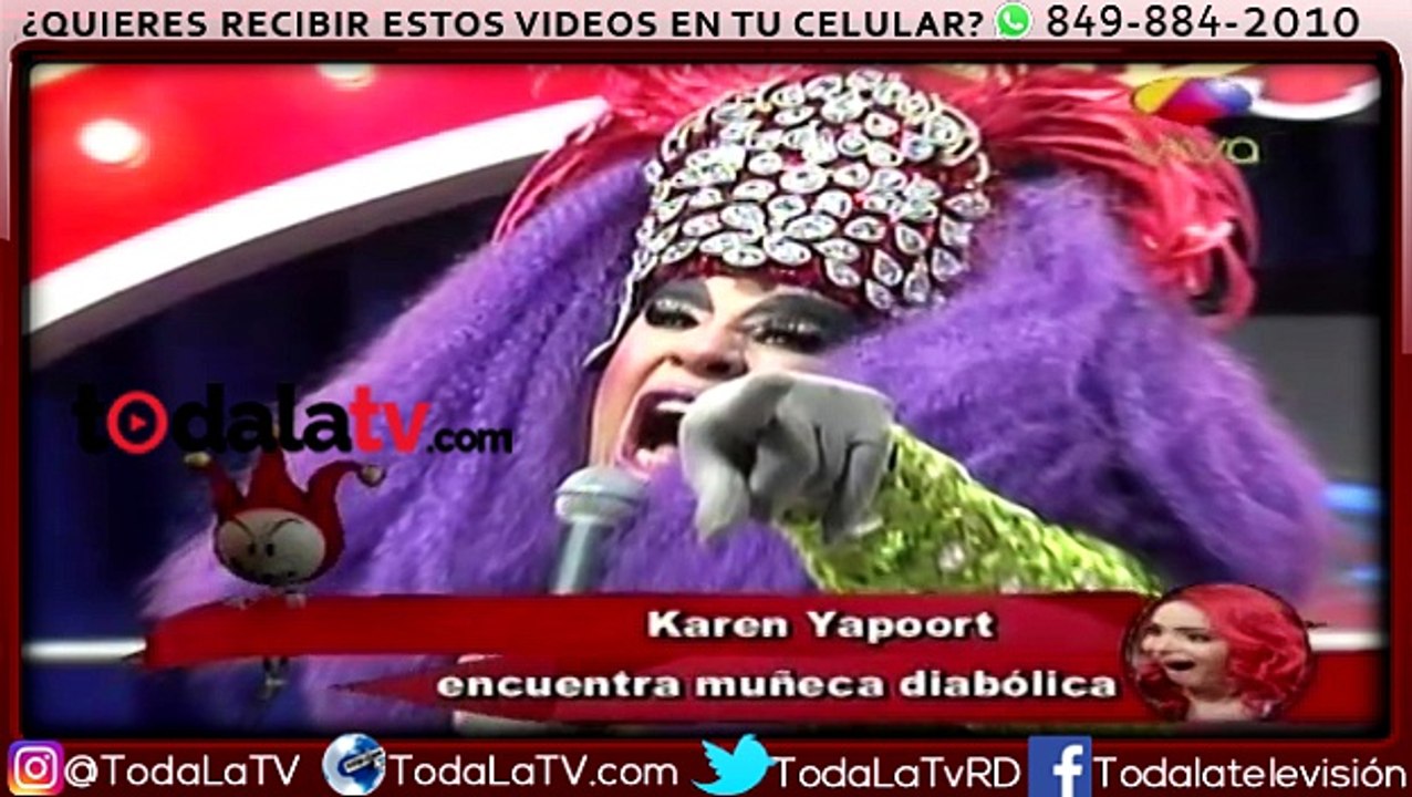 Karen Yapoort encuentra muñeca diabólica-Los Cirqueros-Video