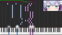 Isekai wa Smartphone to Tomo ni. Ending - Piano Tutorial ♪ Synthesia   Midi ♪