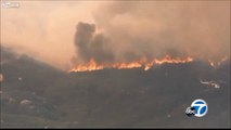 Wildfire in Riverside/Orange Counties