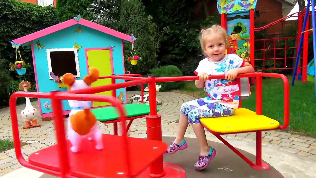 Funny toys play fun on the outdoor home playground for kids Nursery Rhymes for children-BJmjV-73_00