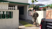 Puerto Rican soldier reunited with his family after Hurricane Maria