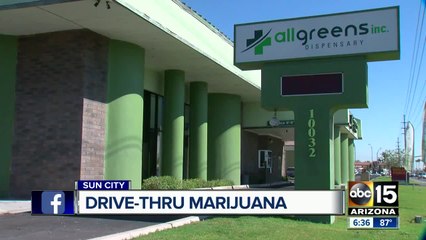 Valley marijuana dispensary now offers drive-thru pickup at their location