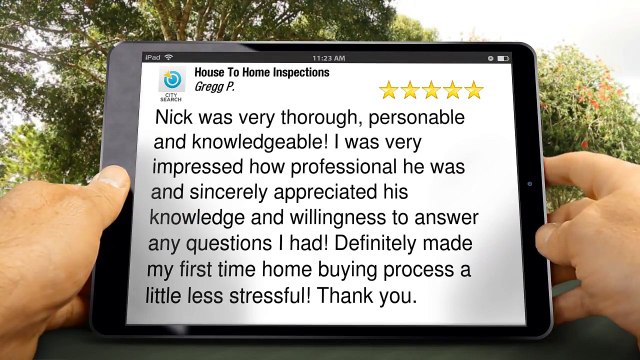 House To Home Inspections Waukesha Remarkable 5 Star Review by Gregg P.