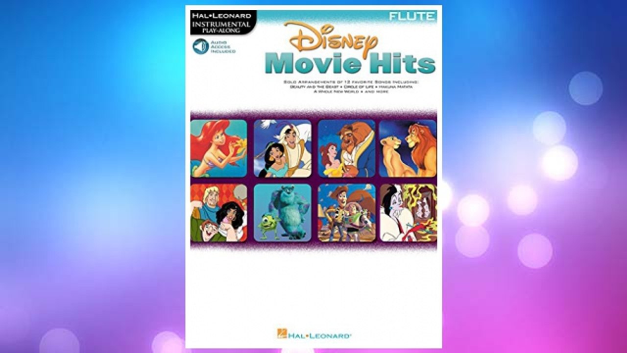 Download PDF Disney Movie Hits for Flute: Play Along with a Full Symphony Orchestra! Book & Online Audio FREE