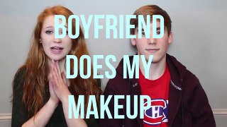 My Boyfriend Does My Makeup | Megs