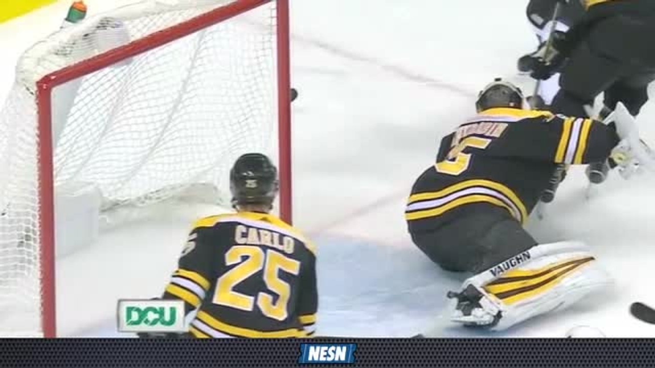 DCU Save of the Day: Anton Khudobin Makes Clutch Stop Vs. Sharks