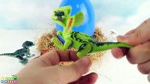 AWESOME LEGO DINOSAUR TOYS JURASSIC WORLD for Kids. Dinosaurs Surprise Giant Egg! 3D PUZZLE Toys.