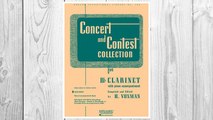 GET PDF Concert and Contest Collection for Bb Clarinet: Solo Book Only FREE