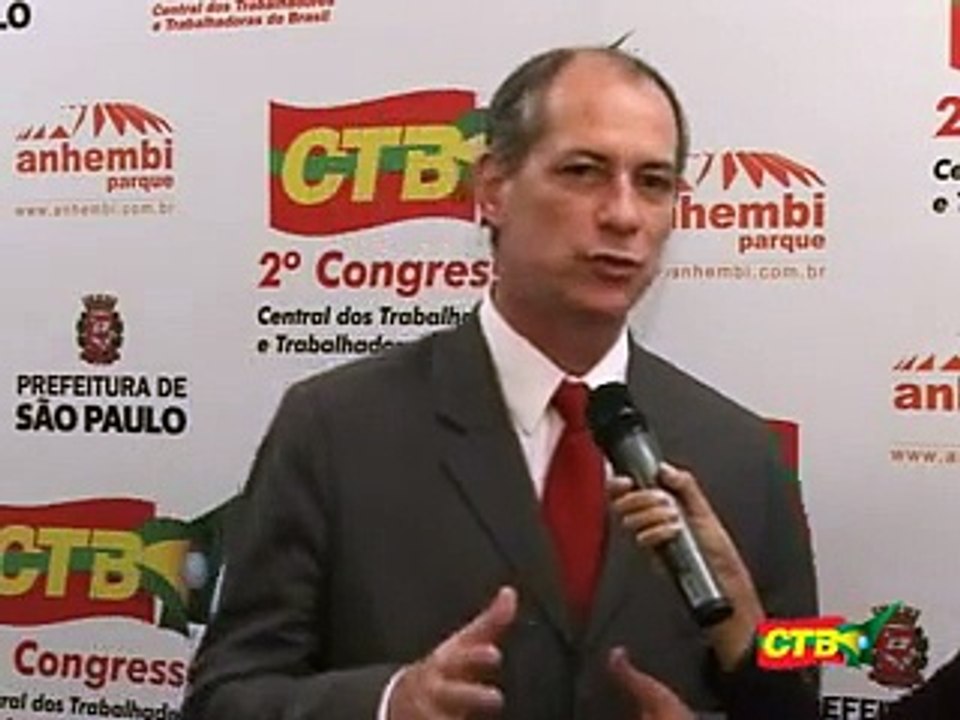 Ciro Gomes (2009) - redução da jornada de trabalho