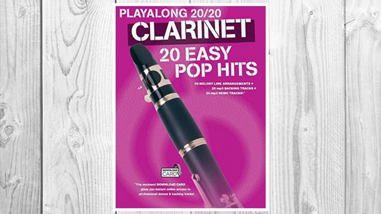 GET PDF Play Along 20/20 Clarinet: 20 Easy Pop Hits FREE