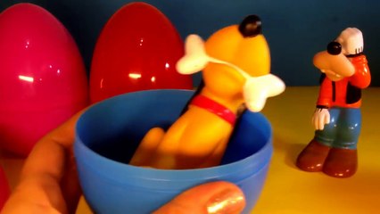 Surprise Eggs Mickey Mouse Donald Duck goofy and Pluto-B6_ku9_neV8