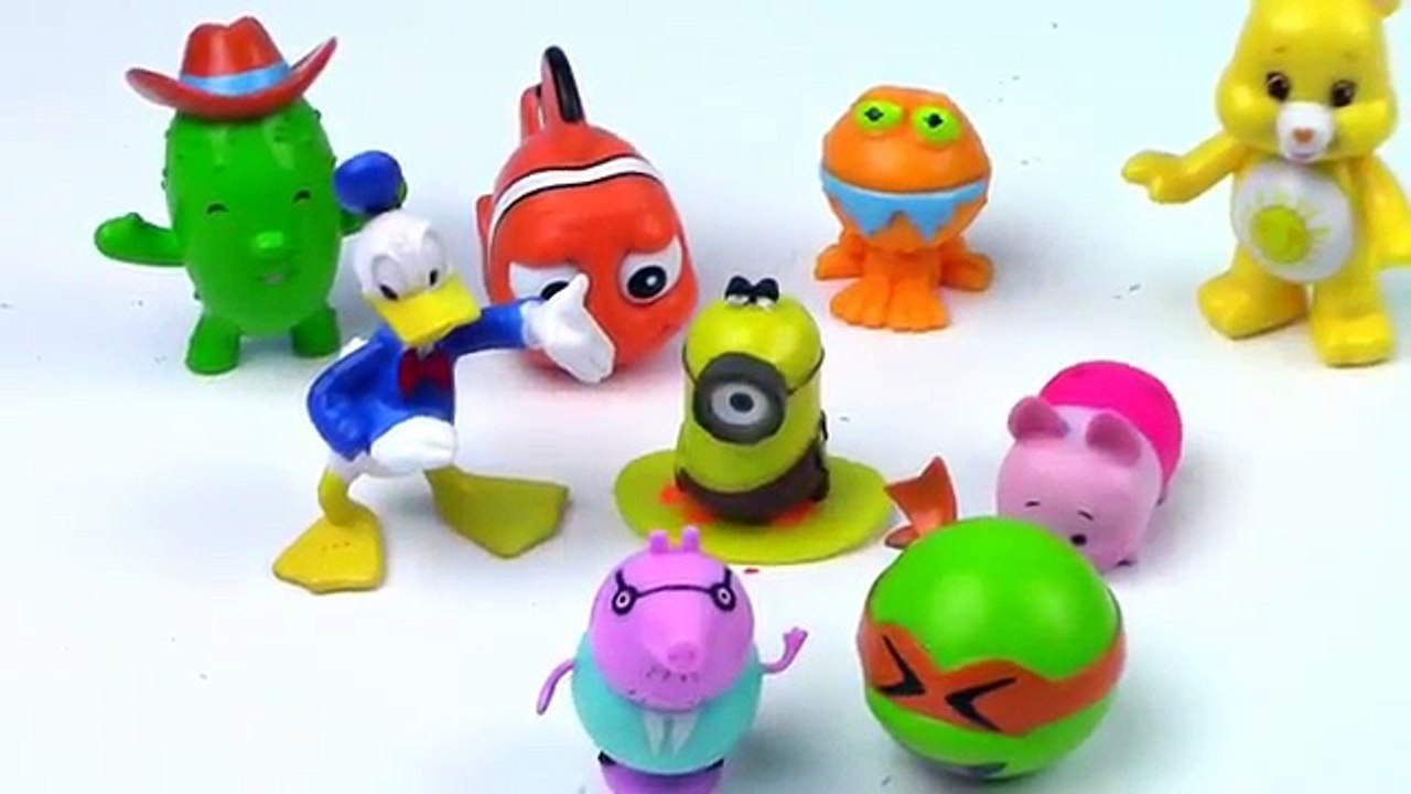 Play Doh Surprise Eggs Foam Eggs Surprise Nursery Rhymes Play Doh Rainbow Learning Colors Minions