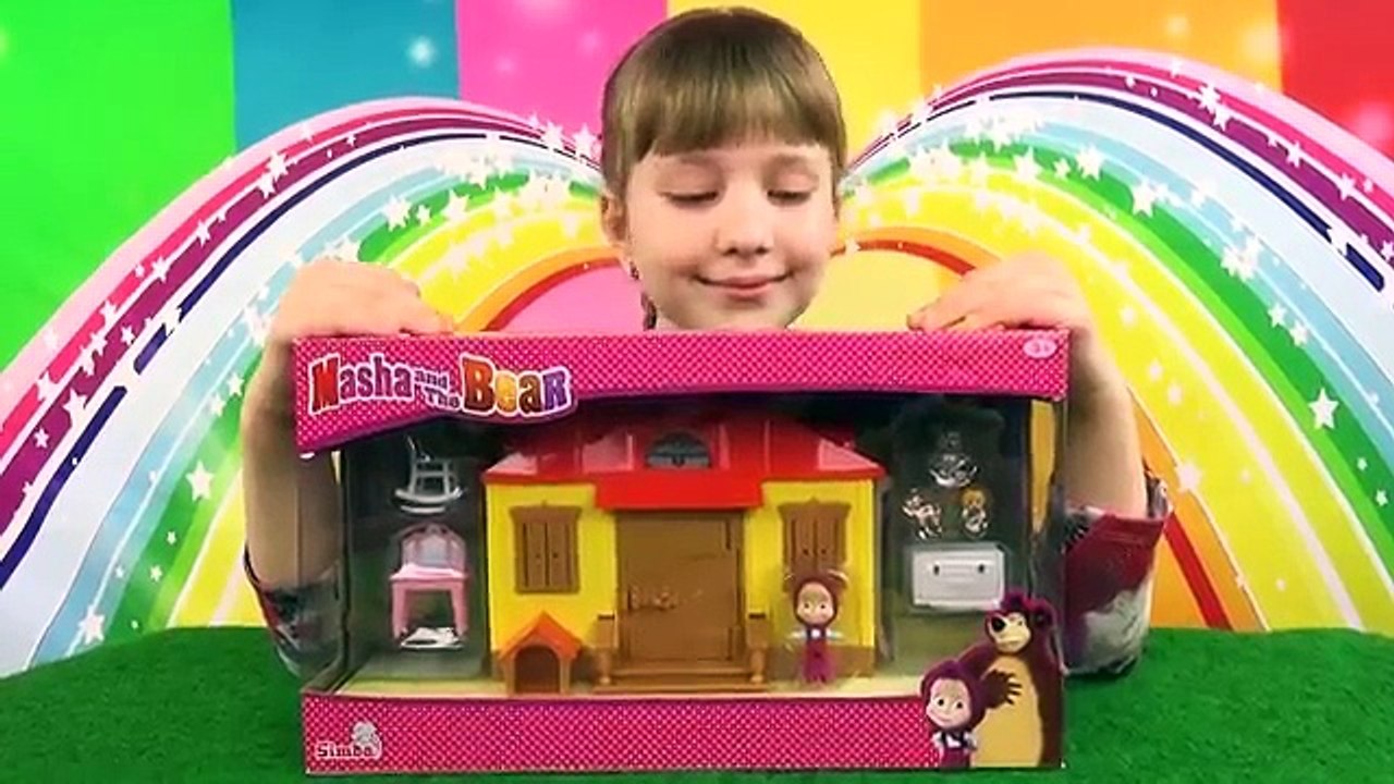 Маша и Медведь Домик Маши Игровой набор распаковка играем Masha and the Bear