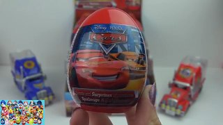 10 Kinder Surprise Surprise Eggs Cars Disney Pixar Cars 2 Киндер Сюрпризы Тачки