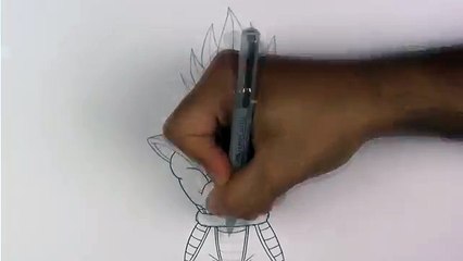 Drawing VEGETA the PRINCE of all SAIYANS | TolgArt
