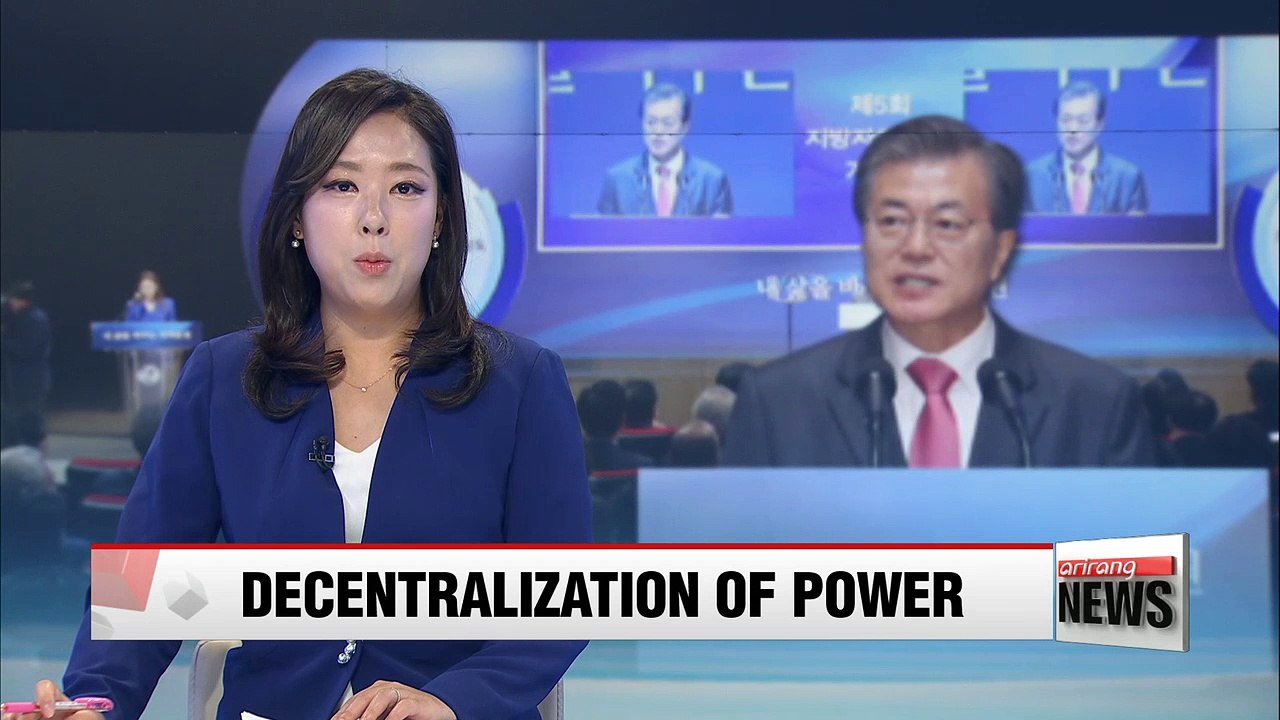 South Korean president vows constitutional revision for federal government system