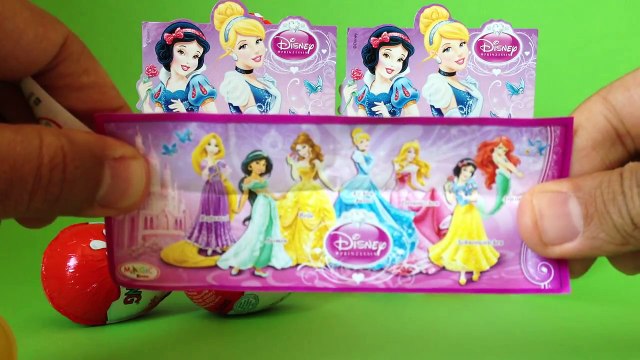 4 New Disney Princess Kinder Surprise Eggs Unboxing-uyzTxU5eUGk