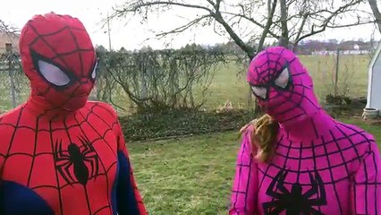 Spiderman in His UNDERWEAR!! Disney Elsa Superhero Fun Kid Movie - No Pants Spiderman