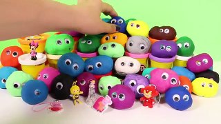 Play Doh Eggs Peppa Pig Angry Birds Mickey Mouse Disney Frozen Spiderman Superheroes Surprise Eggs