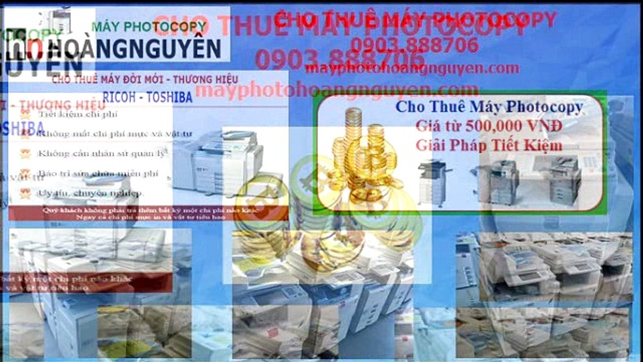 Dịch vụ cho thuê máy photocopy giá rẻ TP.HCM 0903.888706