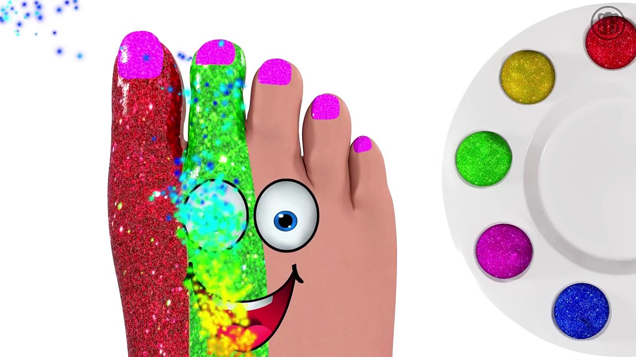 Foot Painting for Kids - COLORS 3D Baby Paint Toys - IAL Glitter Toy by BillionSurpriseToys
