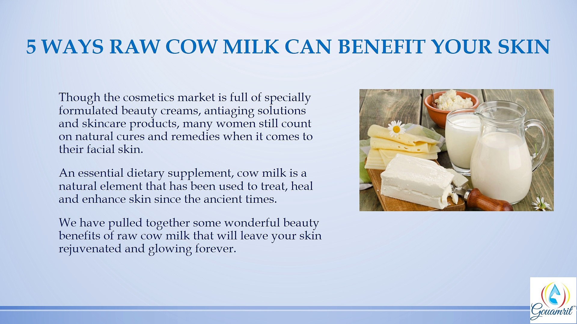 5 Ways Raw Cow Milk Can Benefit Your Skin video Dailymotion