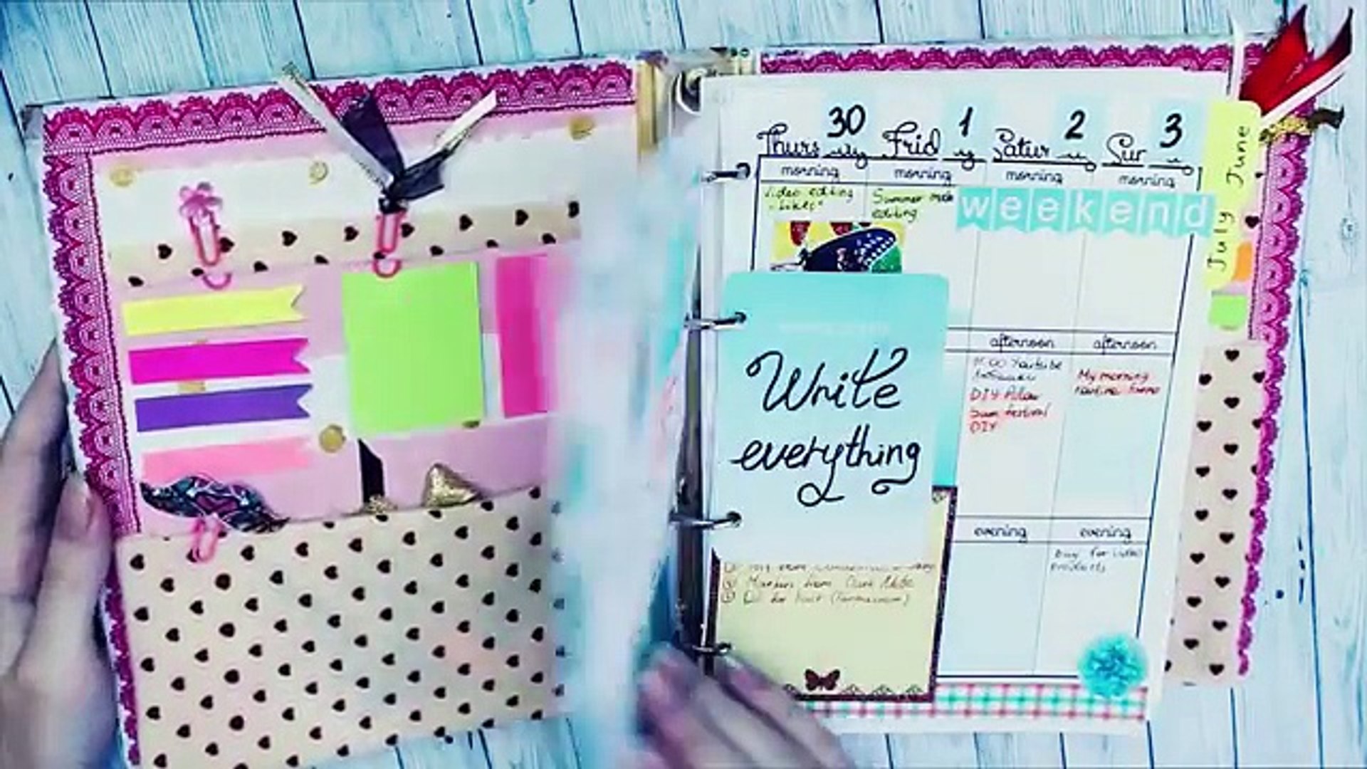 ⁣Снова в школу Как я веду ежедневник Идеи для личного дневника DIY на русском PLAN WITH ME