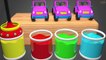 BABY and BALLS Colors Changing of The Wheels On The Bus - Learn Finger Family Nursery Rhymes Song