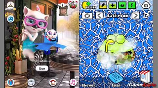 Talking Angela VS Pou iPad Gameplay Great Makeover for Children HD
