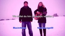 Wo willst Du hin - Xavier Naidoo ( acoustic version von MaximNoise & Nicolascage09)