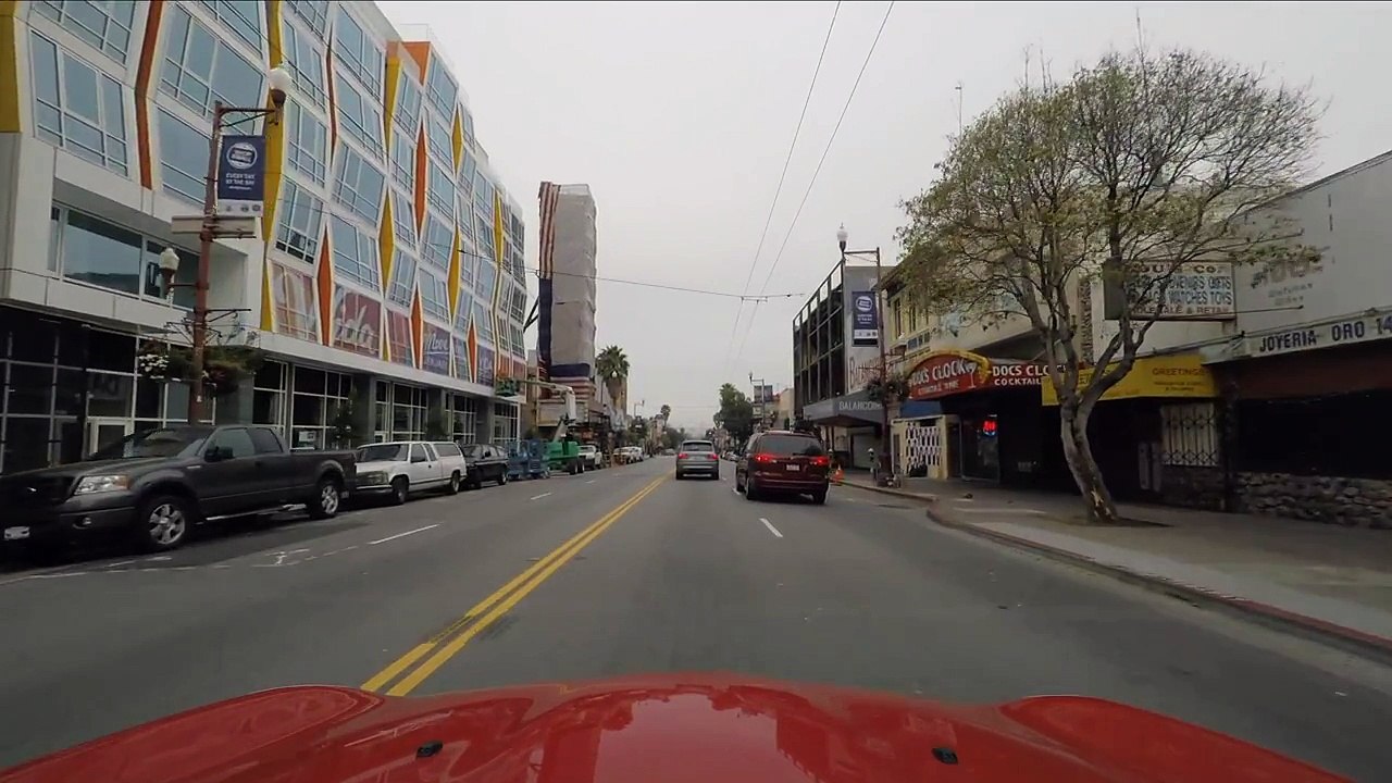 Driving in the Mission from 26th st to 17th st in San Francisco