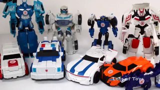 TRANSFORMERS ROBOTS IN DISGUISE, RESCUE BOTS, AUTOBOT DRIFT, RATCHET, JAZZ, QUICKSHADOW, STRONGARM