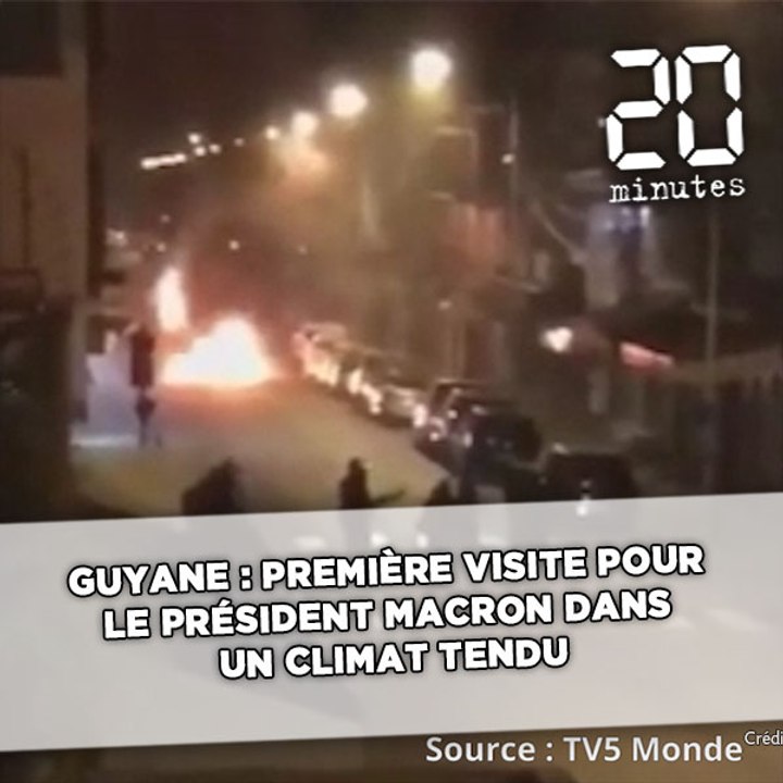 Guyane : Première visite pour le président Macr...