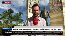 Emmanuel Macron en Guyane : Violents affrontements entre manifestants et gendarmes (Vidéo)