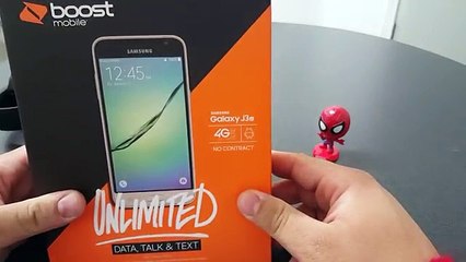 Unboxing of the samsung galaxy j3 boostmobile