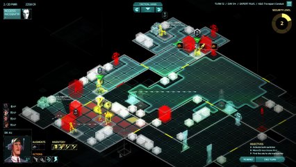 Invisible Inc Expert Plus 1-10 Day 4 Research Facility Part 2 (No commentary)