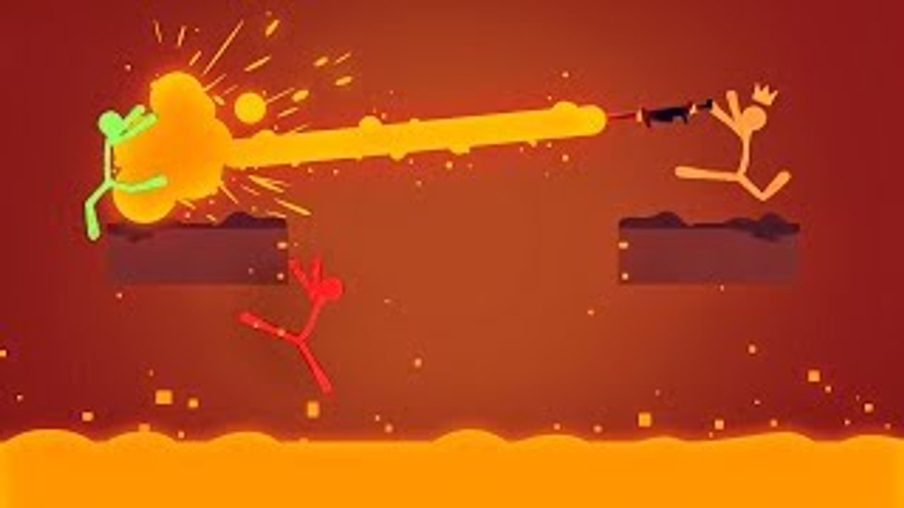 KWEBBELKOP-SUPER POWERFUL LAVA LASER! (Stick Fight #6)