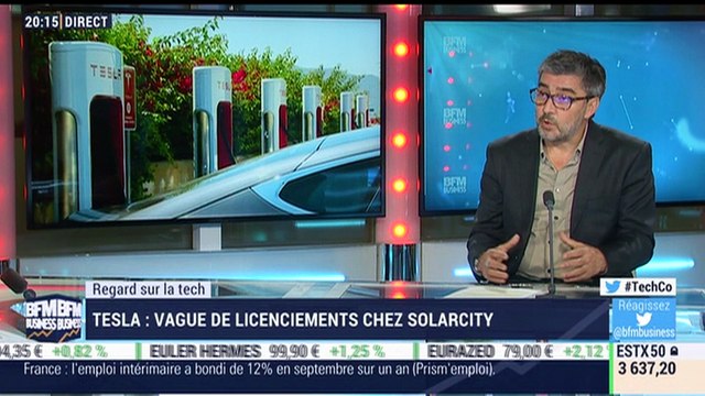 Regard sur la Tech: Tesla licencie des salariés de SolarCity - 26/10
