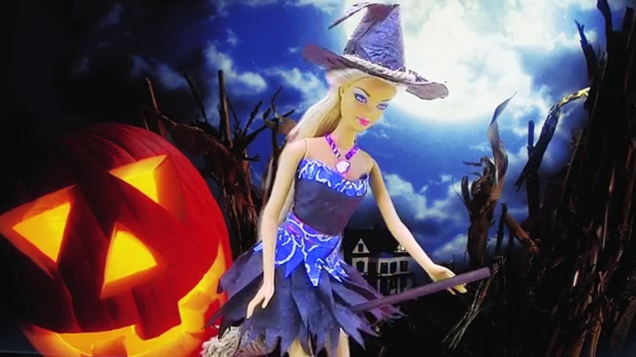 Happy Halloween, วิธีทำชุดแม่มดในวันฮาโลวีน,บาร์บี้, How to make Halloween dresses.