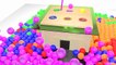 Learn Colors Collection 3D Hammer Balls & Baby bath Learning! colours for children kids Toddlers