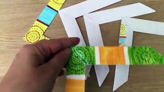 Easy Origami Boomerang (Paper Toys)