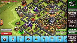 Clash Of Clan - WORLDS BEST TH9 TROPHY/HYBRID BASE - TH11 UPDATE - NEVER LOSE