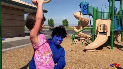 Blue Hulk & Blue Spiderman Real Life Magic Potion _ Kids Movie In Real Life-_fvKMcdjv4w