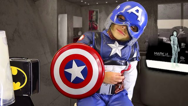 Batman Vs Captain America In Real Life Superhero Battle PARODY Avenger Iron Man Spiderman civil war-hmk_EAXi-cw