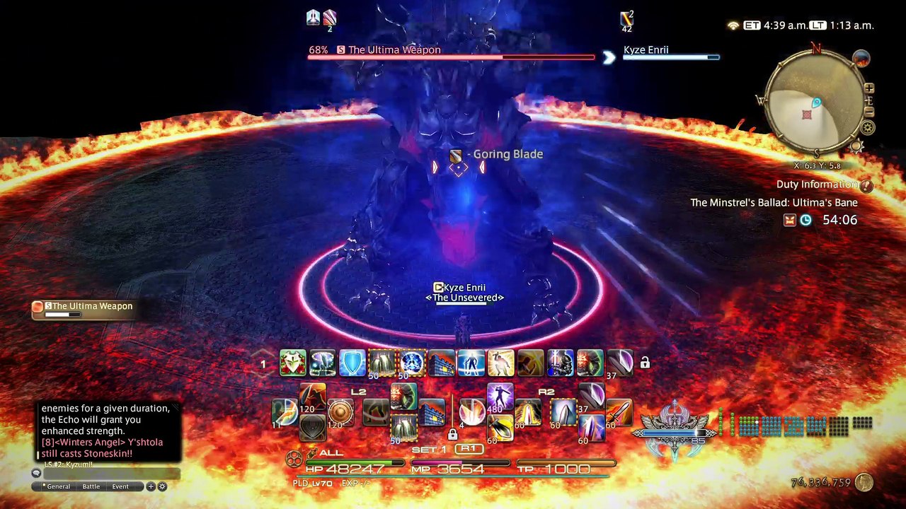 Ultima solo paladin level 70