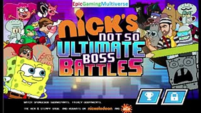 SpongeBob SquarePants VS DoodleBob In A Nick's Not So Ultimate Boss Battles Match