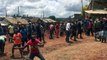 Protesters hurl stones as police fire tear gas in Kenya election