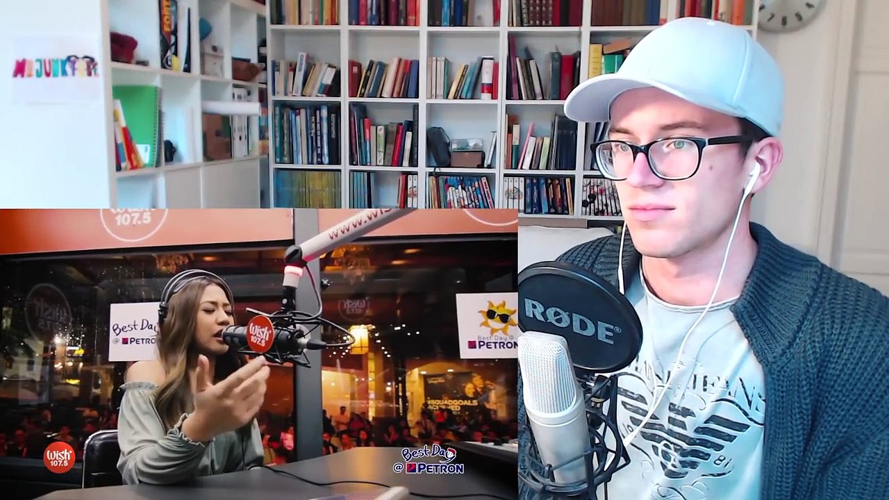 Morissette Amon performs "Rise Up" LIVE on Wish 107.5 Bus Reaction