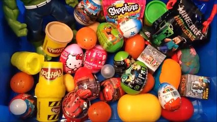 ABRINDO VÁRIOS OVOS SURPRESA - SURPRISE EGGS