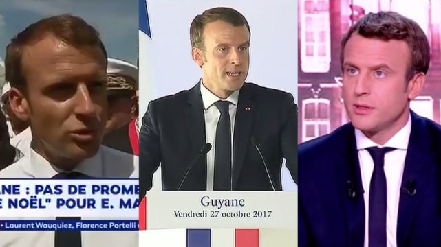 Macron n'est pas le père Noël (ce n'est pas faute de le répéter)
